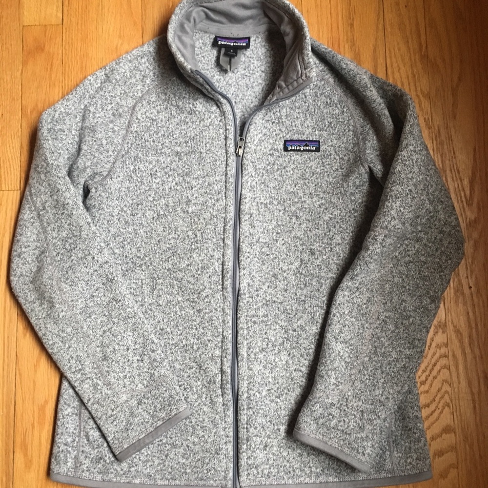 Gray Patagonia better sweater